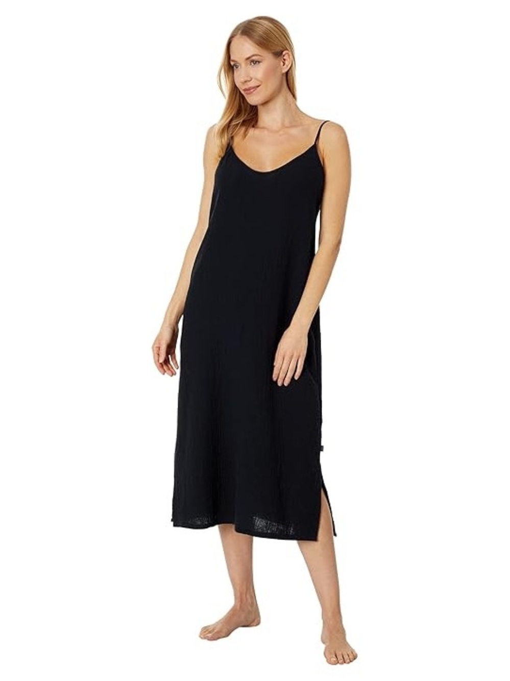 UGG Women's Black Dress with Spaghetti Straps